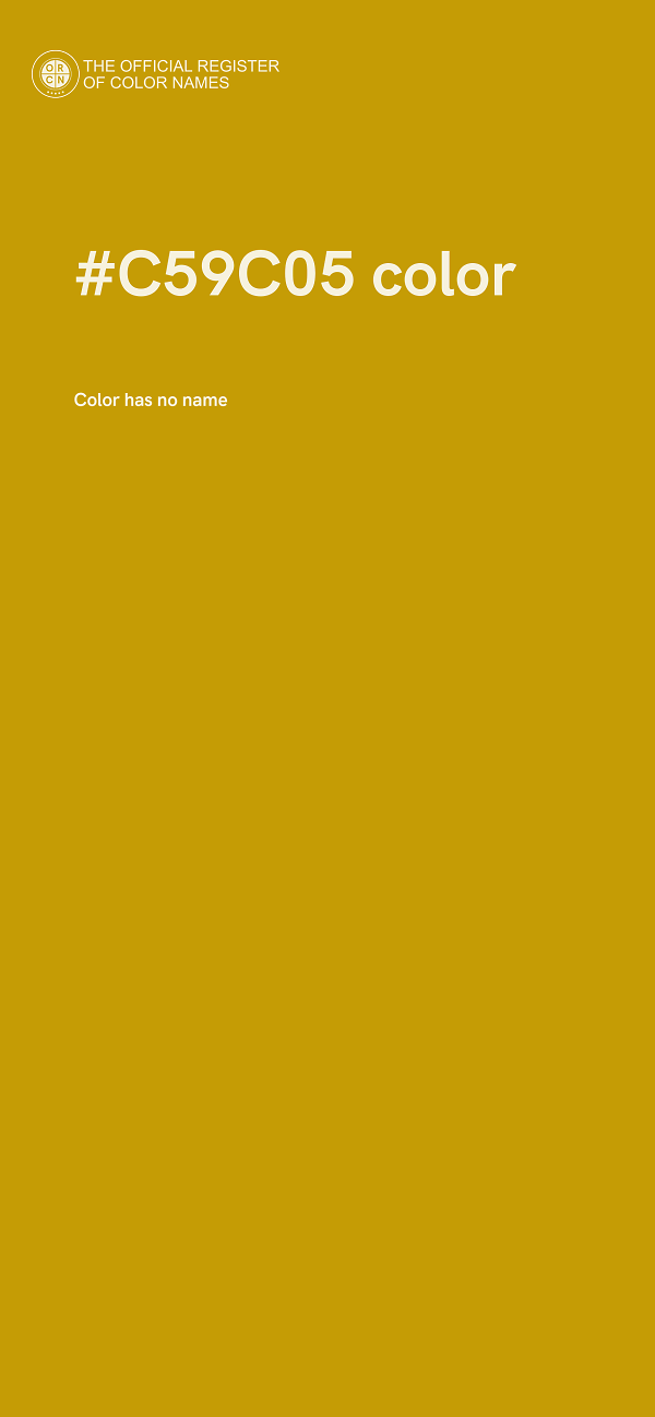 #C59C05 color image