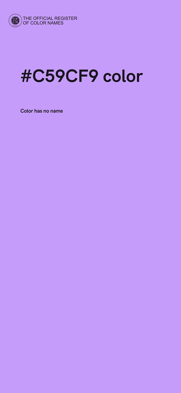#C59CF9 color image