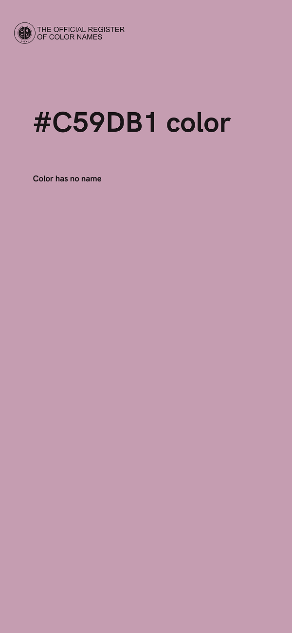 #C59DB1 color image