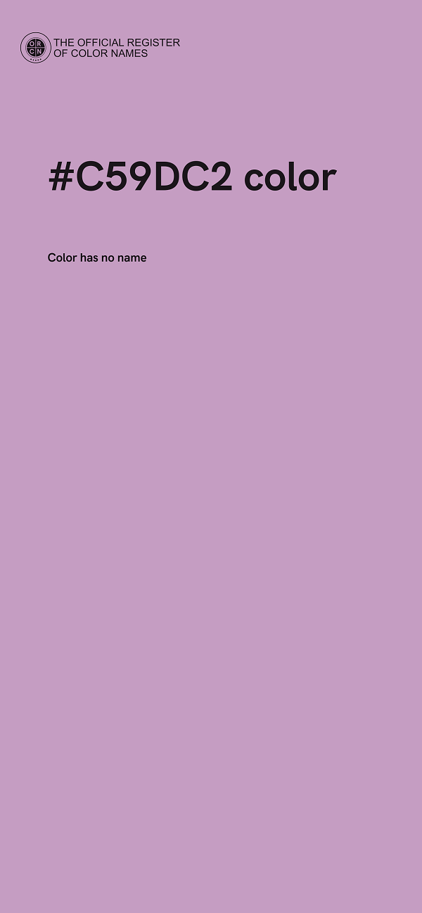 #C59DC2 color image