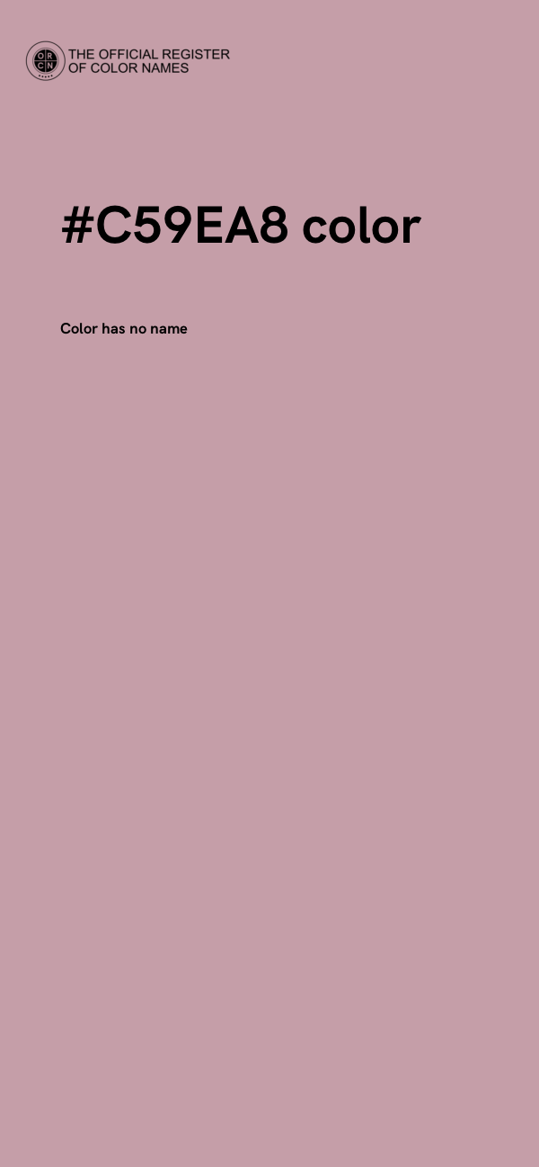 #C59EA8 color image