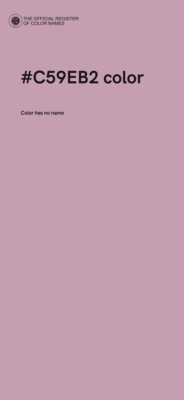 #C59EB2 color image