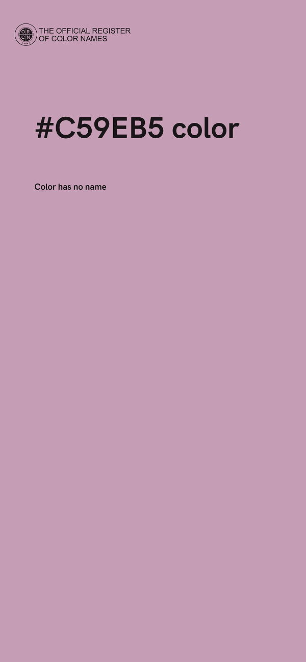 #C59EB5 color image