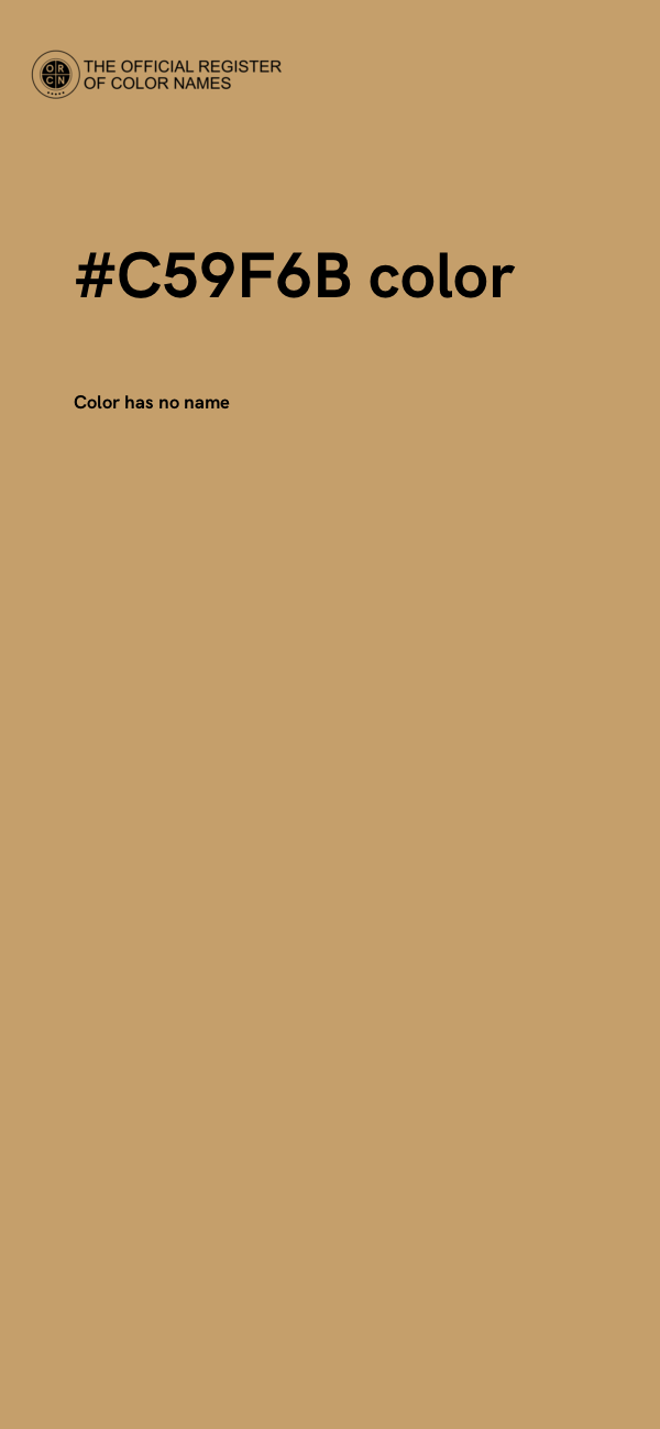 #C59F6B color image