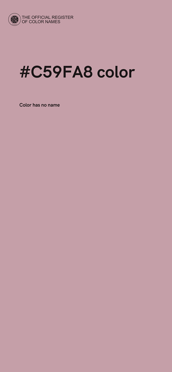 #C59FA8 color image
