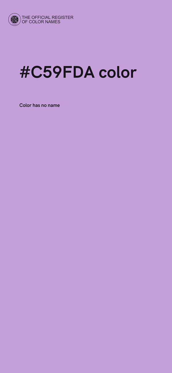 #C59FDA color image