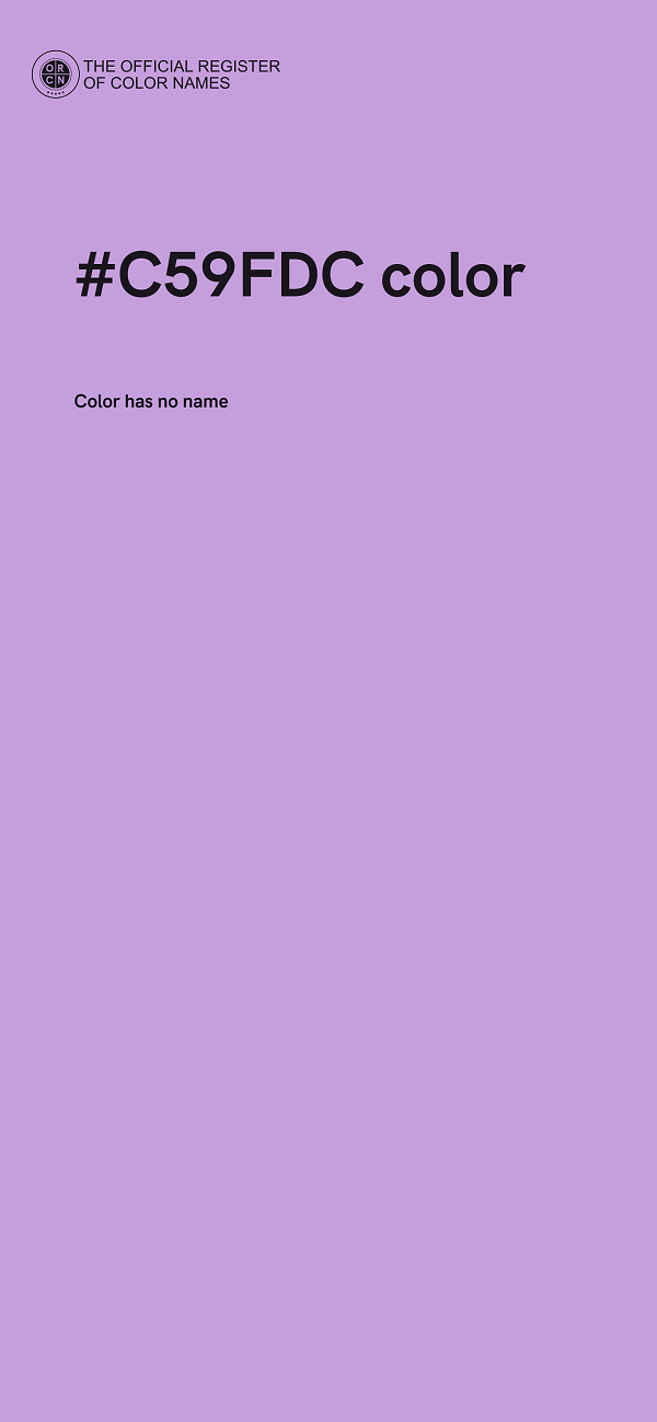 #C59FDC color image
