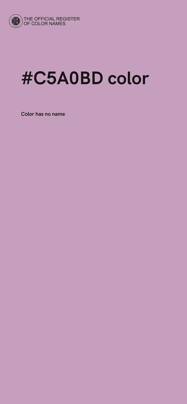 #C5A0BD color image
