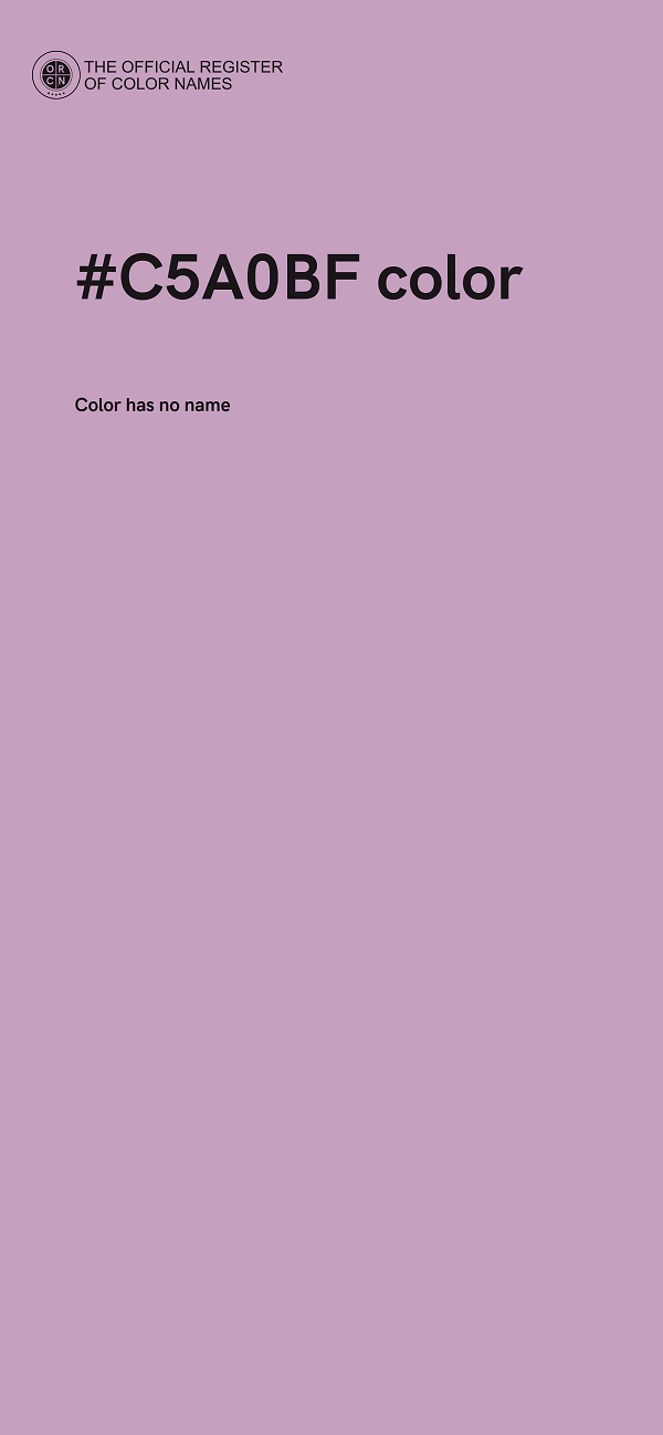 #C5A0BF color image