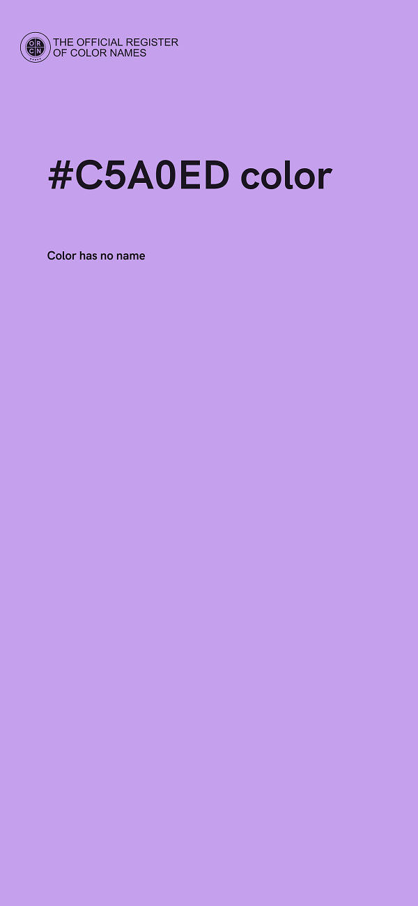 #C5A0ED color image