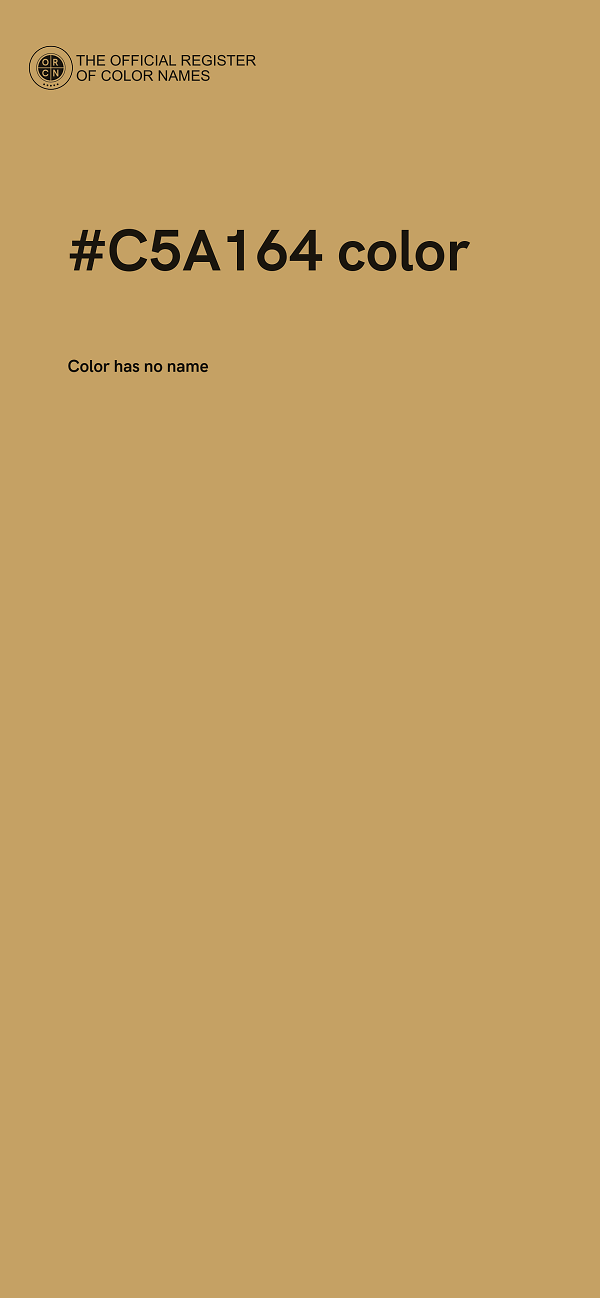 #C5A164 color image