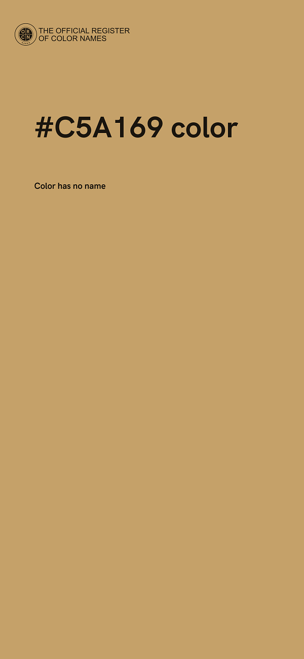 #C5A169 color image