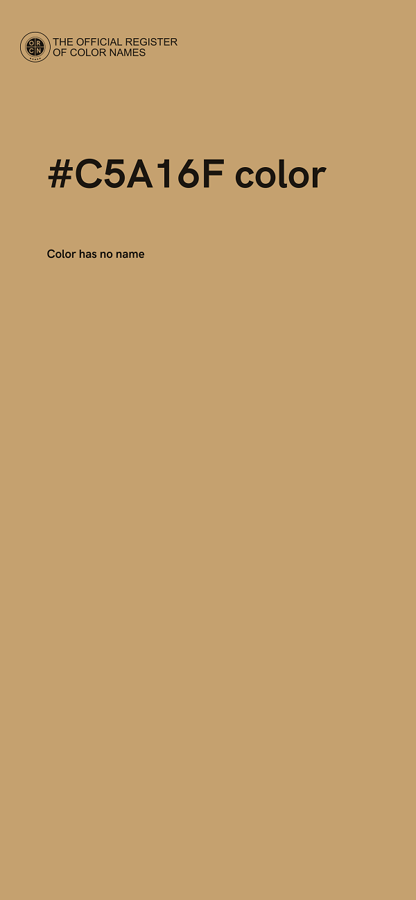 #C5A16F color image
