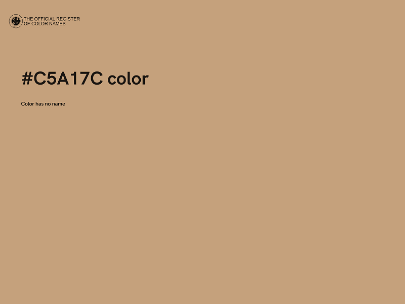 #C5A17C color image