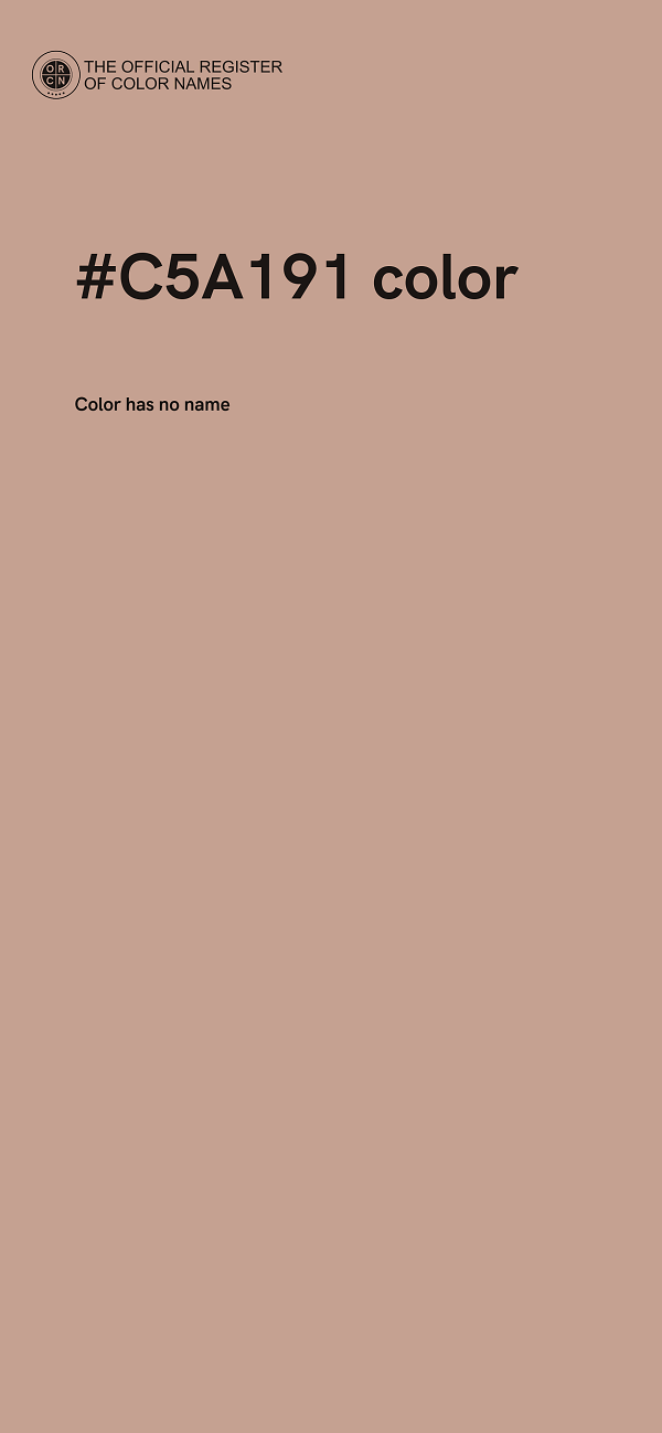 #C5A191 color image