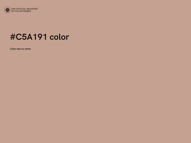 #C5A191 color image