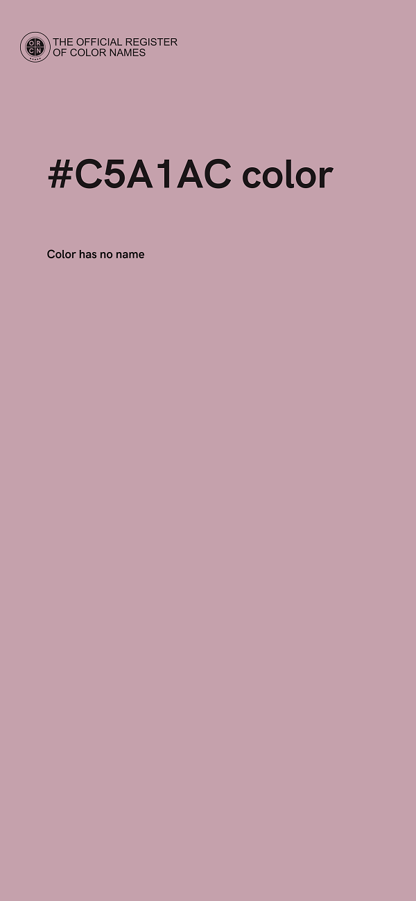 #C5A1AC color image
