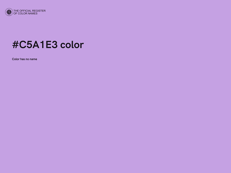 #C5A1E3 color image