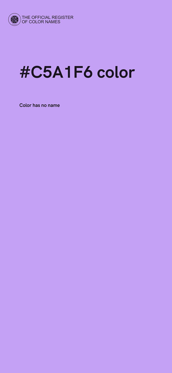 #C5A1F6 color image