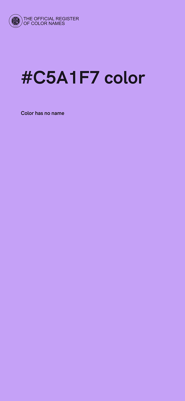 #C5A1F7 color image
