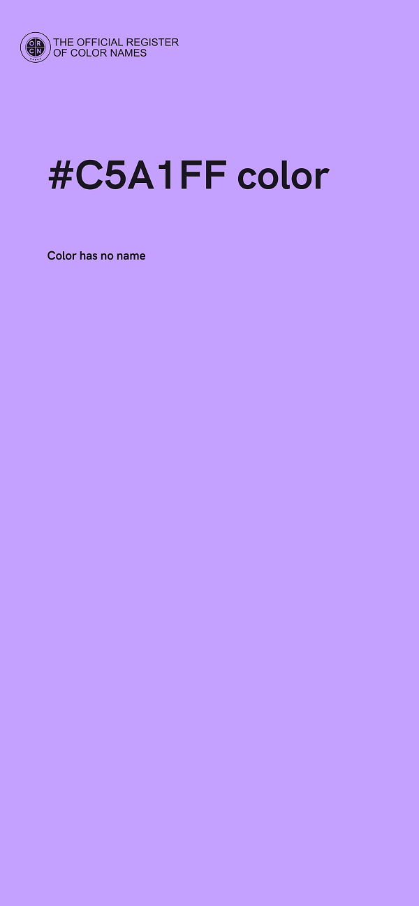#C5A1FF color image
