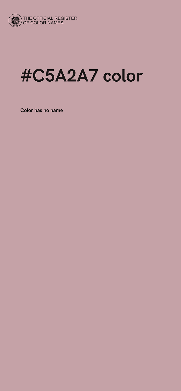 #C5A2A7 color image