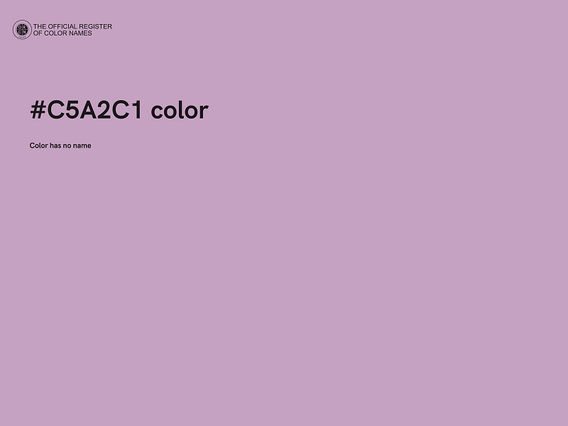 #C5A2C1 color image