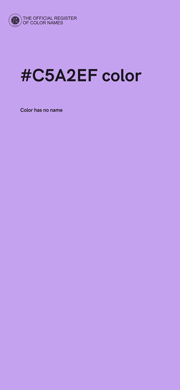 #C5A2EF color image