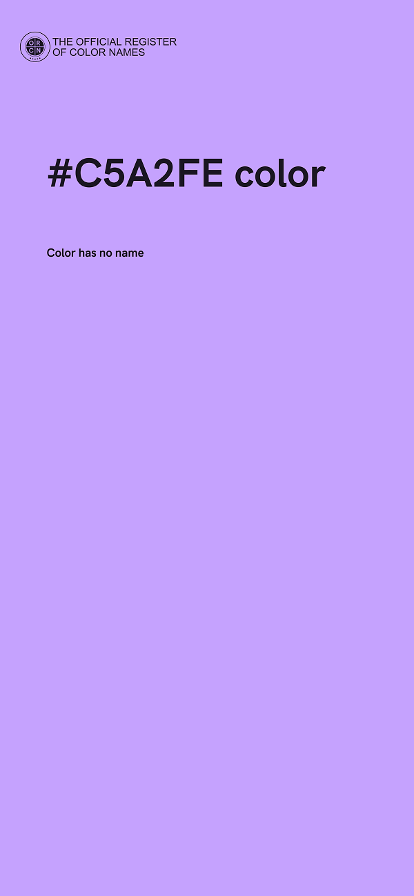 #C5A2FE color image
