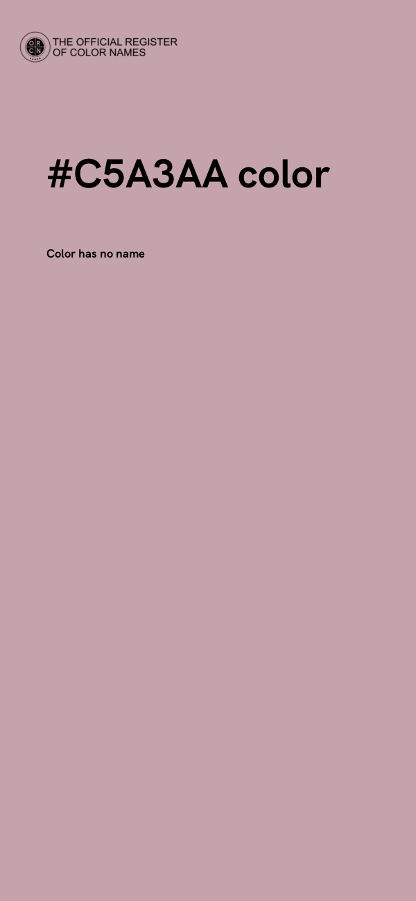 #C5A3AA color image