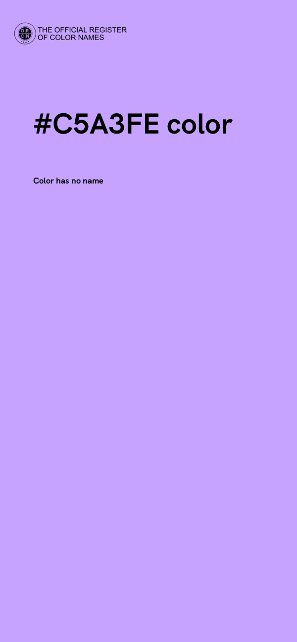 #C5A3FE color image