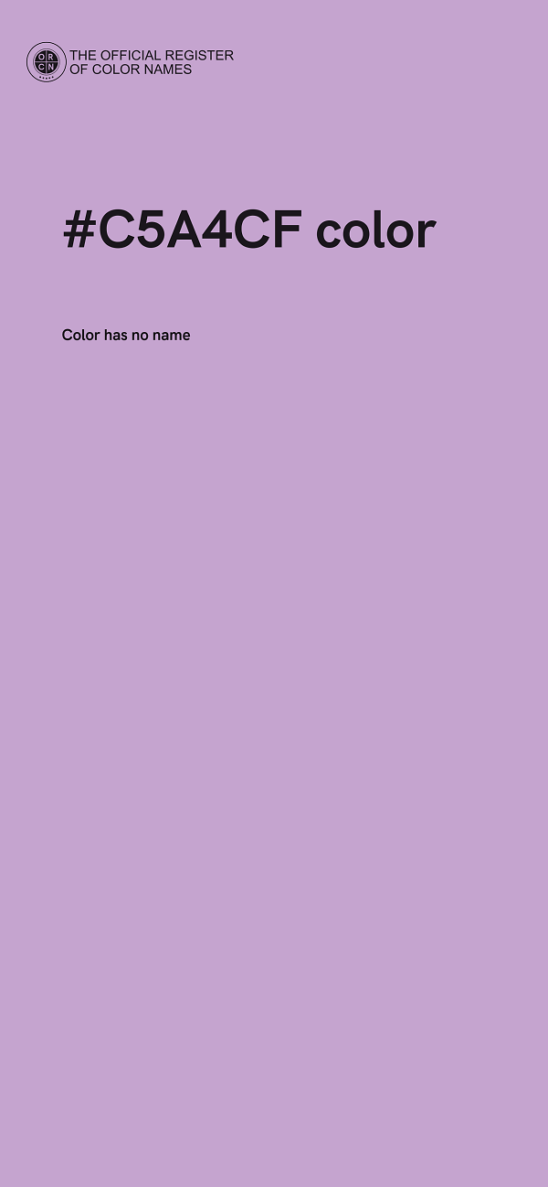#C5A4CF color image