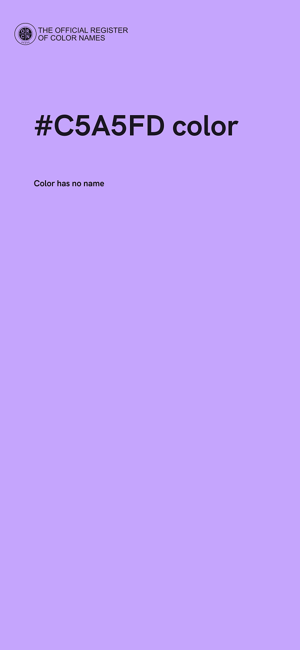 #C5A5FD color image