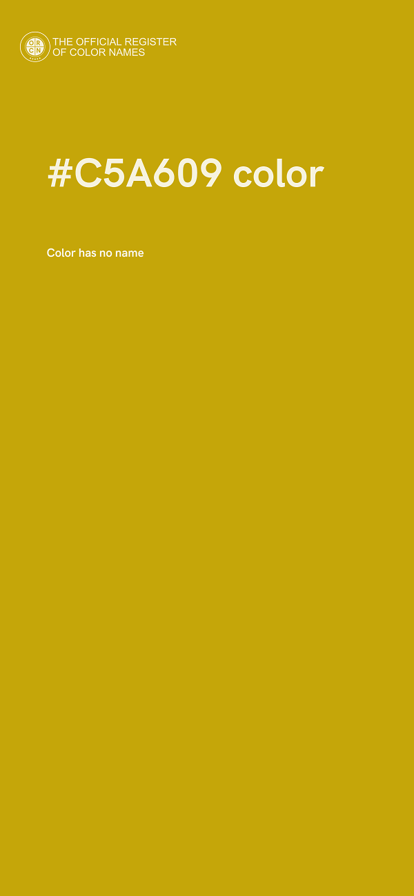 #C5A609 color image