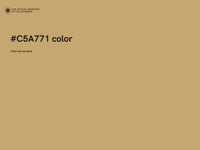 #C5A771 color image