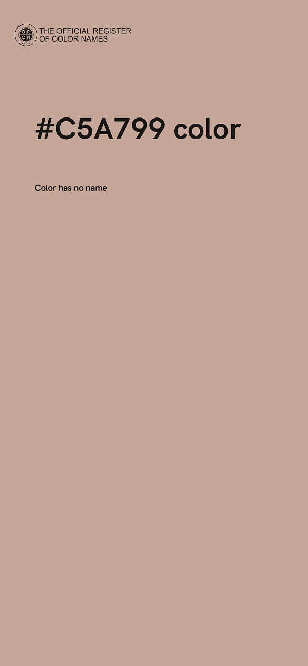 #C5A799 color image