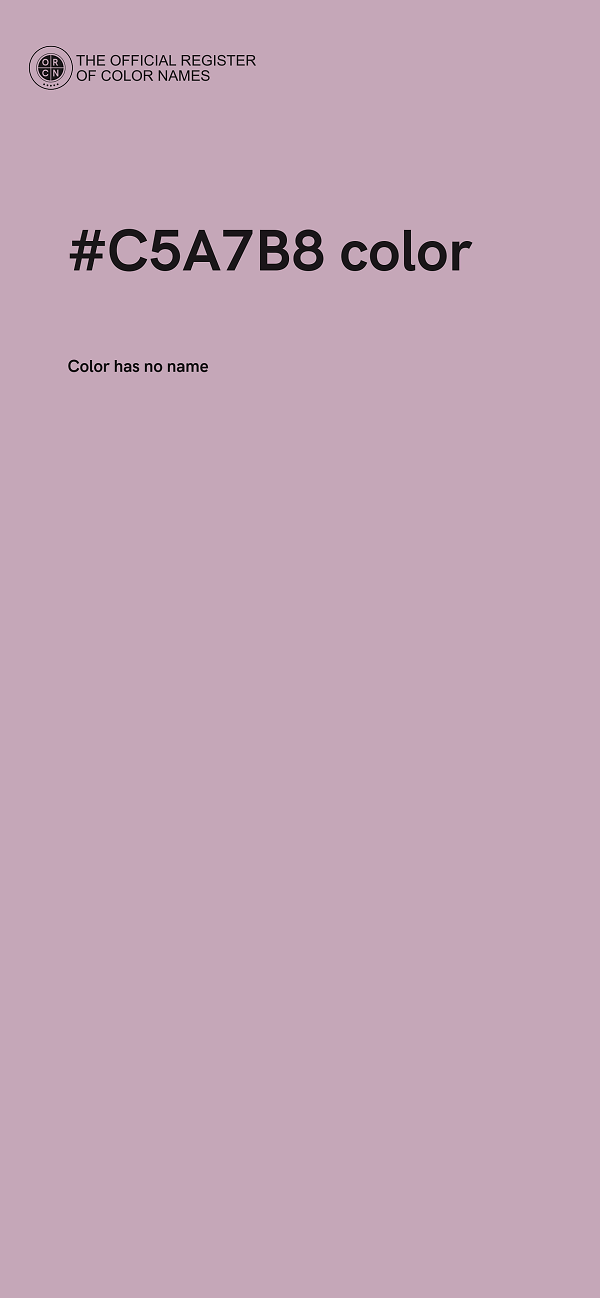 #C5A7B8 color image