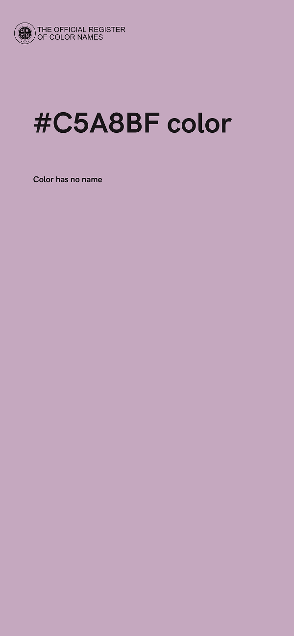 #C5A8BF color image