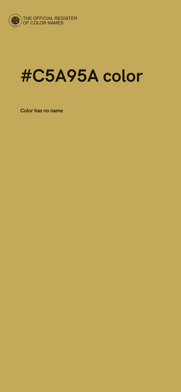#C5A95A color image