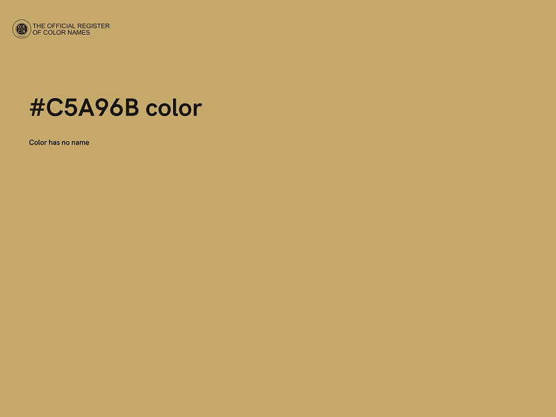 #C5A96B color image