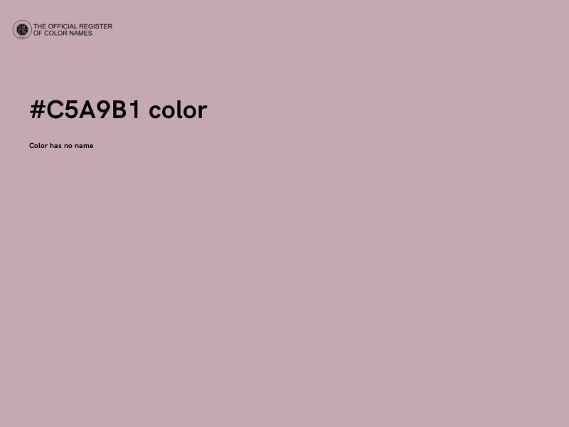#C5A9B1 color image