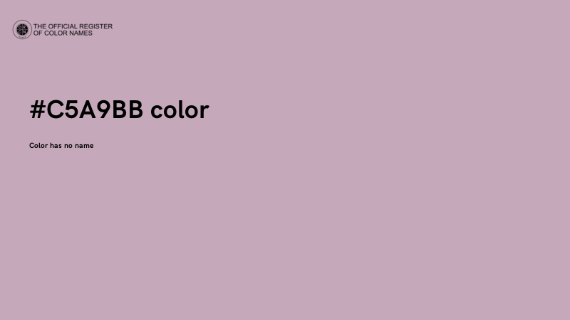 #C5A9BB color image