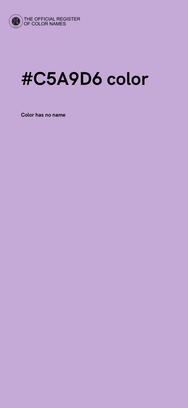 #C5A9D6 color image