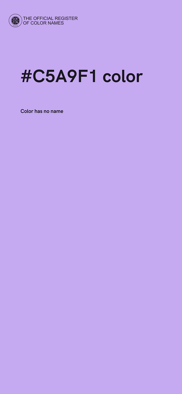 #C5A9F1 color image