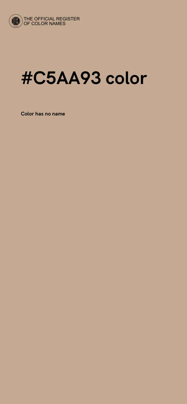 #C5AA93 color image