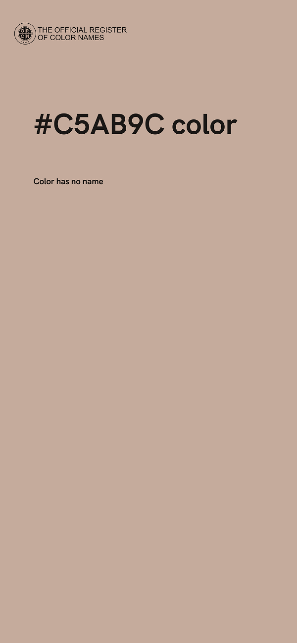 #C5AB9C color image