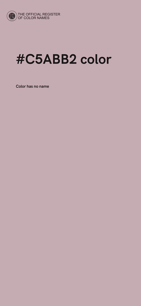 #C5ABB2 color image