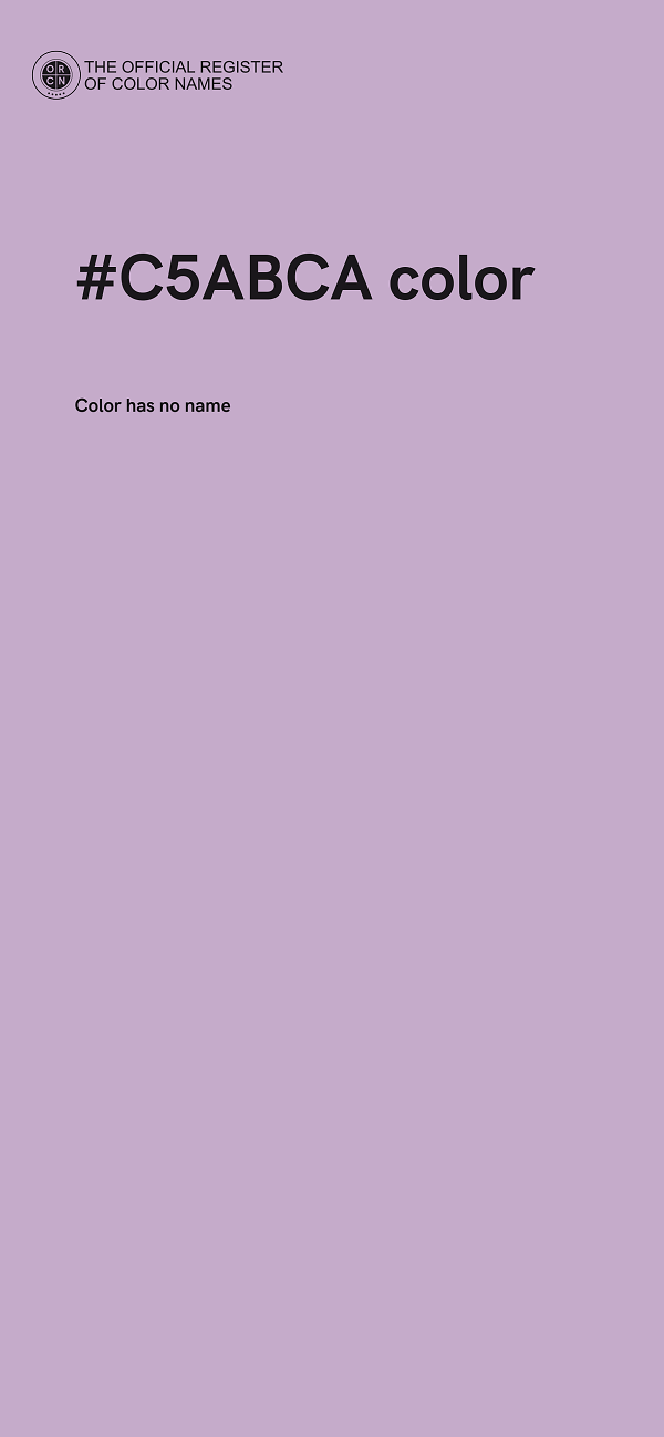 #C5ABCA color image