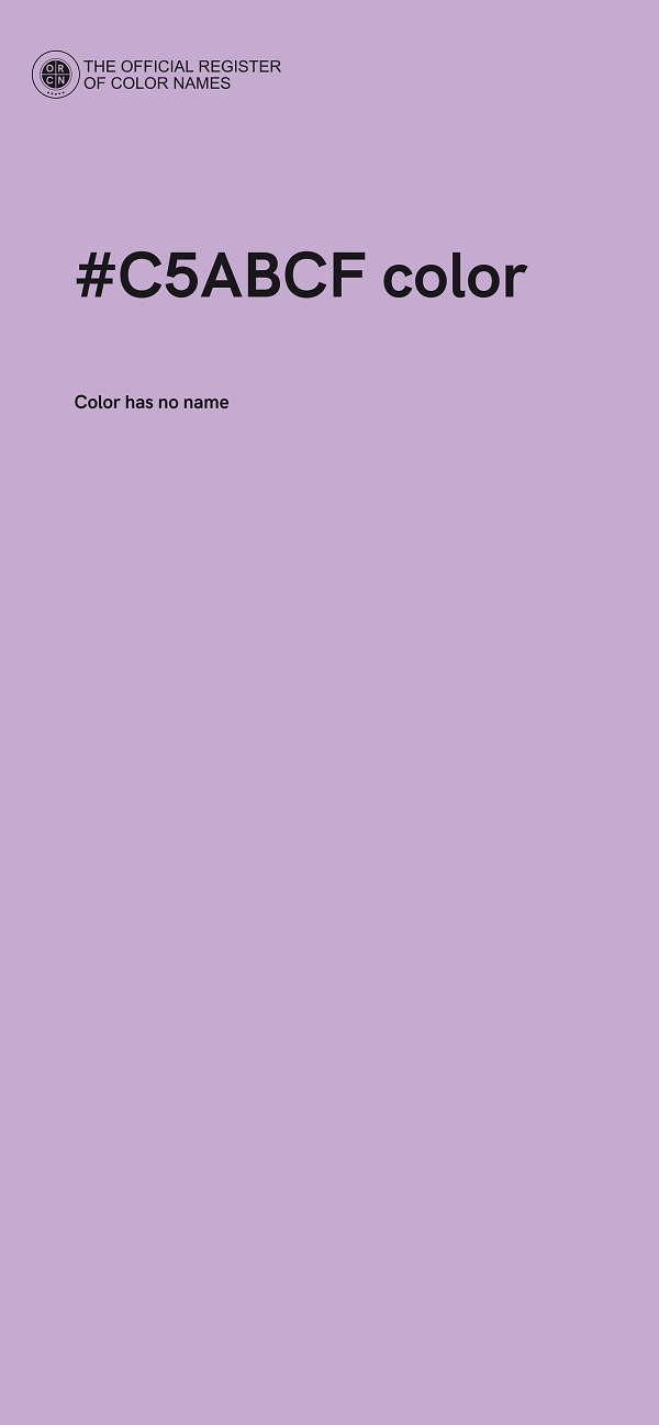 #C5ABCF color image