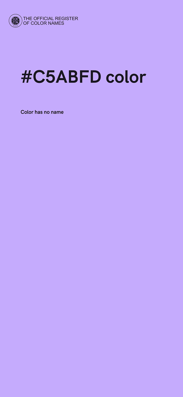 #C5ABFD color image